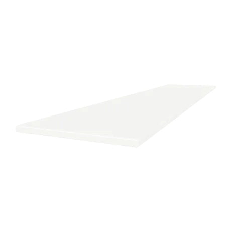 Anatolia - Marmiline - Snow - Banc de douche en pierre reconstituée polie 45,7 x 119,8 cm (18 x 47,2 po) - vue 3D