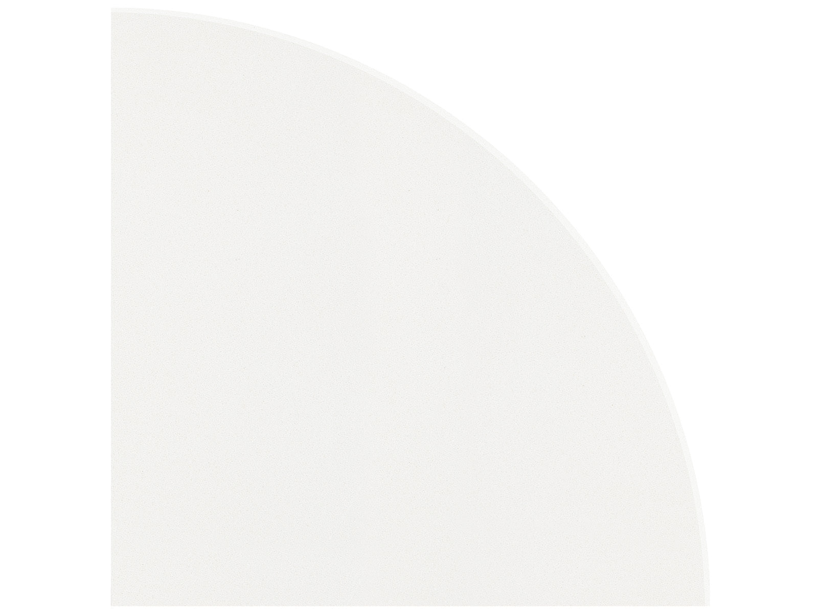 Anatolia - Marmiline - Snow - Tablette d'angle en pierre reconstituée polie 22,6 cm (8,9 po) - boîte de 10