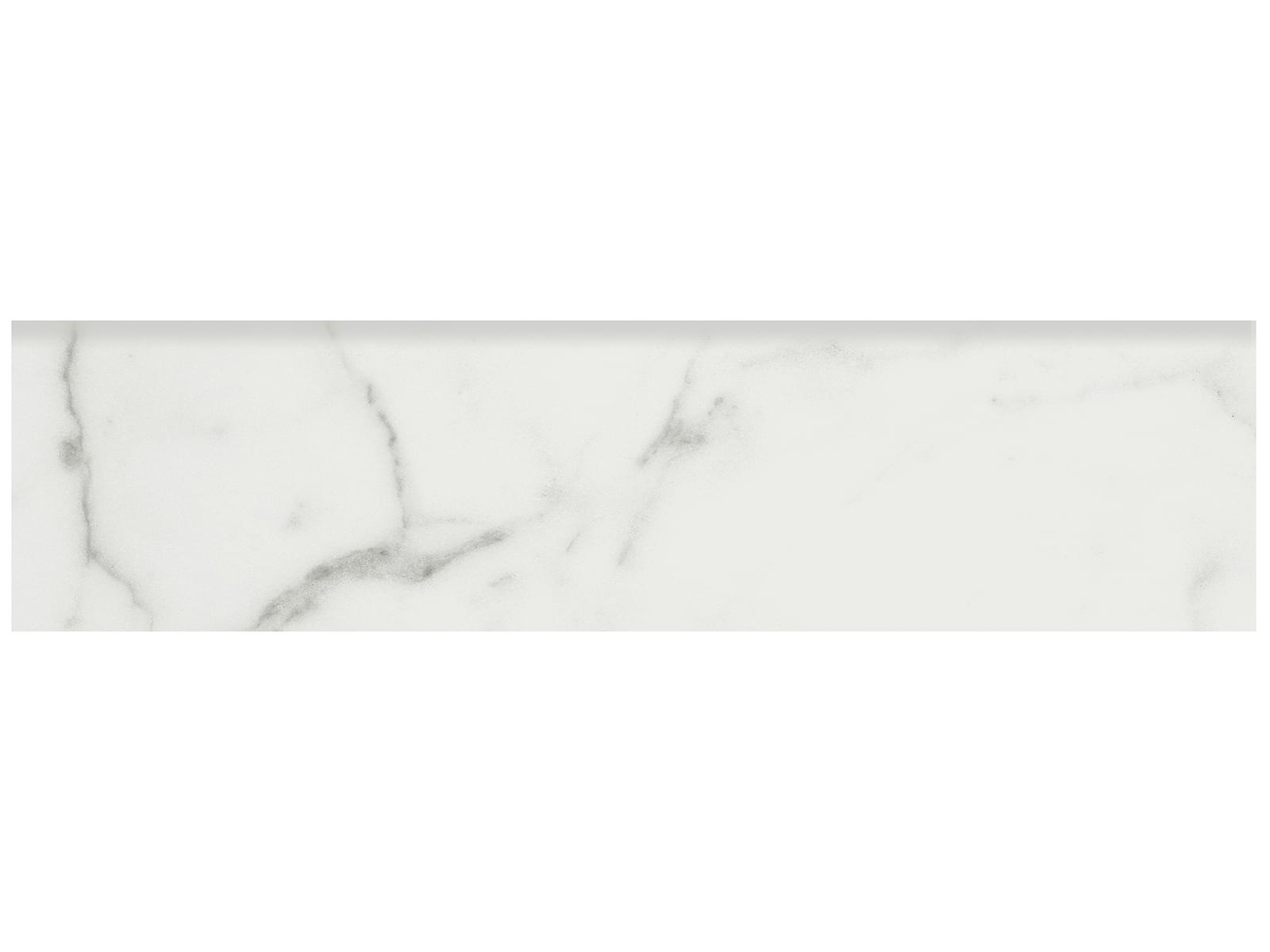 Anatolia - Mayfair - Statuario Venato - Quart-de-rond lustré de porcelaine émaillée 7,1 x 30 cm (3 x 12 po)