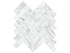 Anatolia - Mosaïque à chevrons Virtue Bianco Adoucie 12" x 12" (vendu au pi²) ||5001-0278-0-SQFT - Ceramed