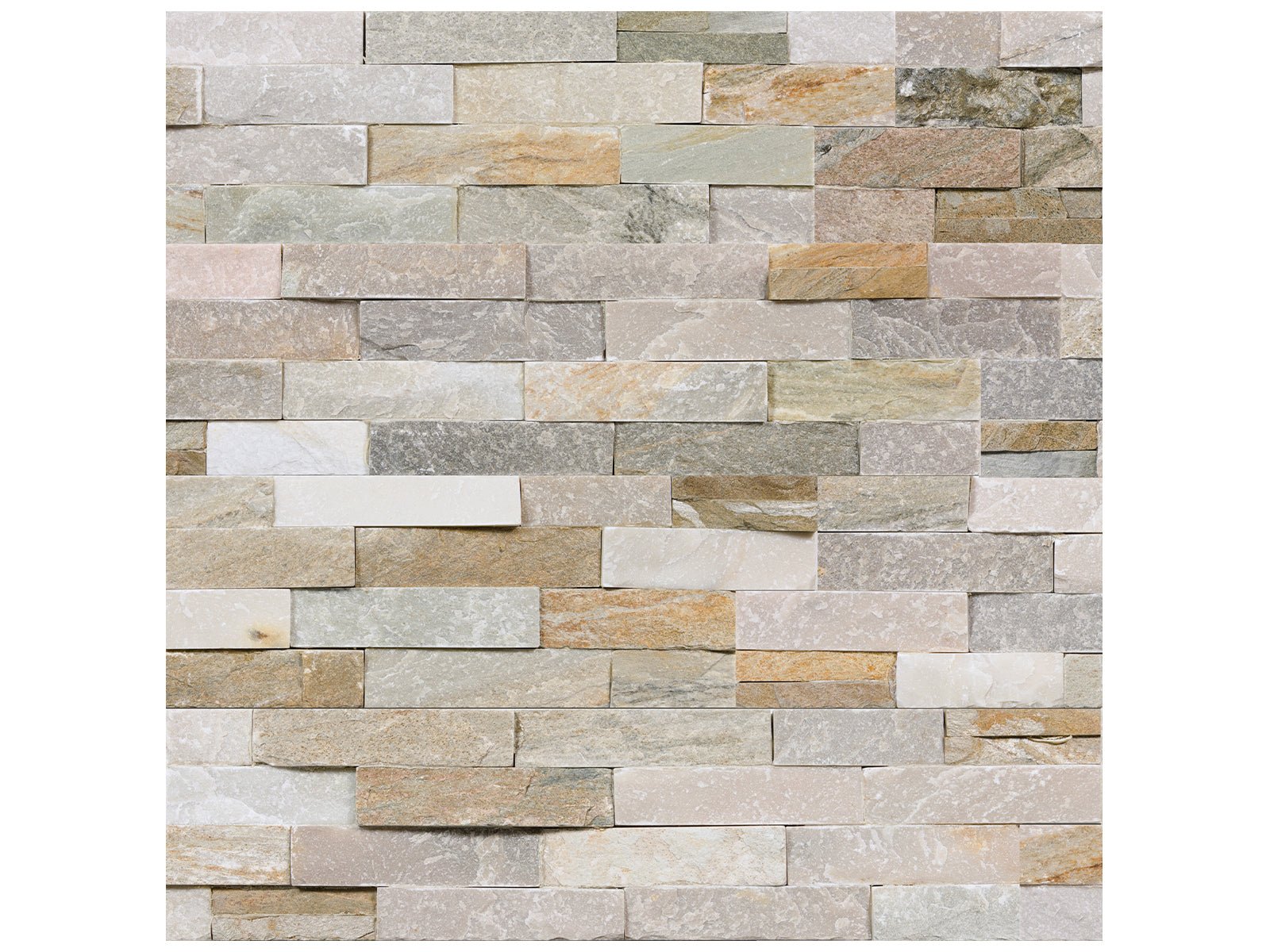 Anatolia - Mosaïque de pierre naturelle Ledger Stone Beachwalk adoucie - 6" x 24" ||5004-0004-0 - Ceramed