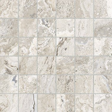 Anatolia - Mosaïque de porcelaine Antico Ivory mate 2" x 2"