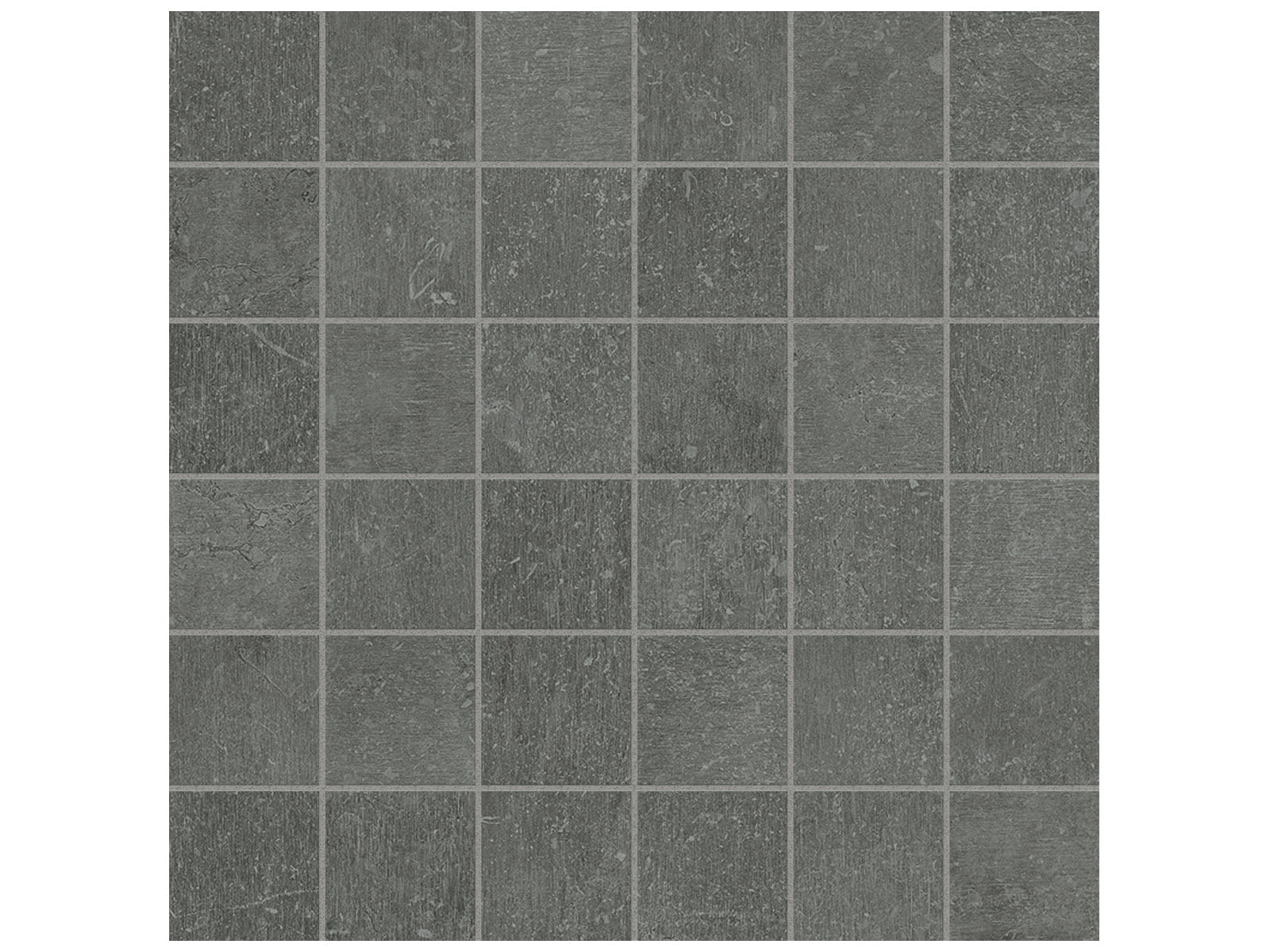 Anatolia - Mosaïque de porcelaine Nexus Graphite mate 2" x 2"