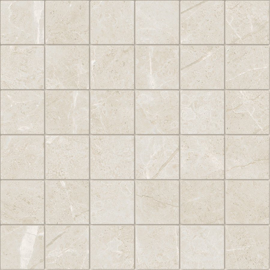 Anatolia - Mosaïque de porcelaine Torino Avorio mate 2" x 2" ||4501-0290-0 - Ceramed