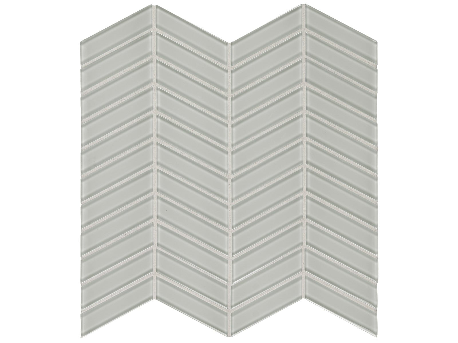 Anatolia - Mosaïque de verre Element Mist Chevron 12" x 12" ||3001-0058-0 - Ceramed