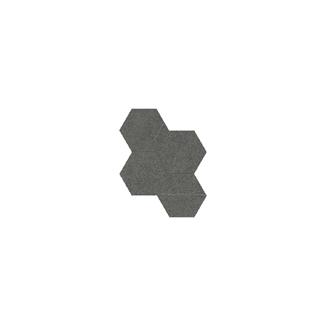 Anatolia - Mosaïque Mjörk Carbon Mat 10" x 11-1/2" ||4501-0378-0 - Ceramed