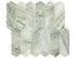 Anatolia - Moscato Argento - Mosaïque picket de marbre, fini adouci 4,9 x 15 cm (2 x 6 po)