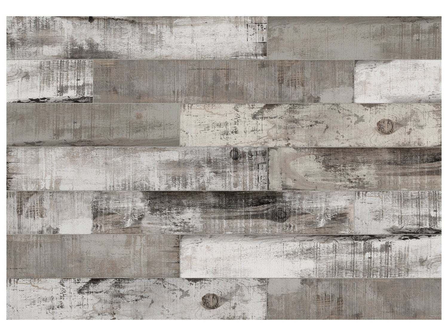 Anatolia - Muskoka - Smoke - Tuile de porcelaine émaillée aspect bois, fini mat 15 x 90 cm (6 x 36 po)