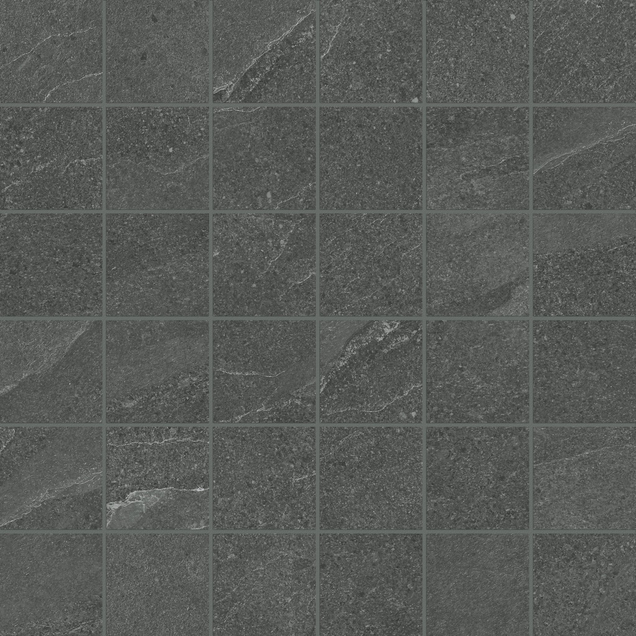 Anatolia - Nord - Carbon - Mosaïque Matte 5 x 5 cm (2 x 2 po) ||4501-0398-1 - Ceramed