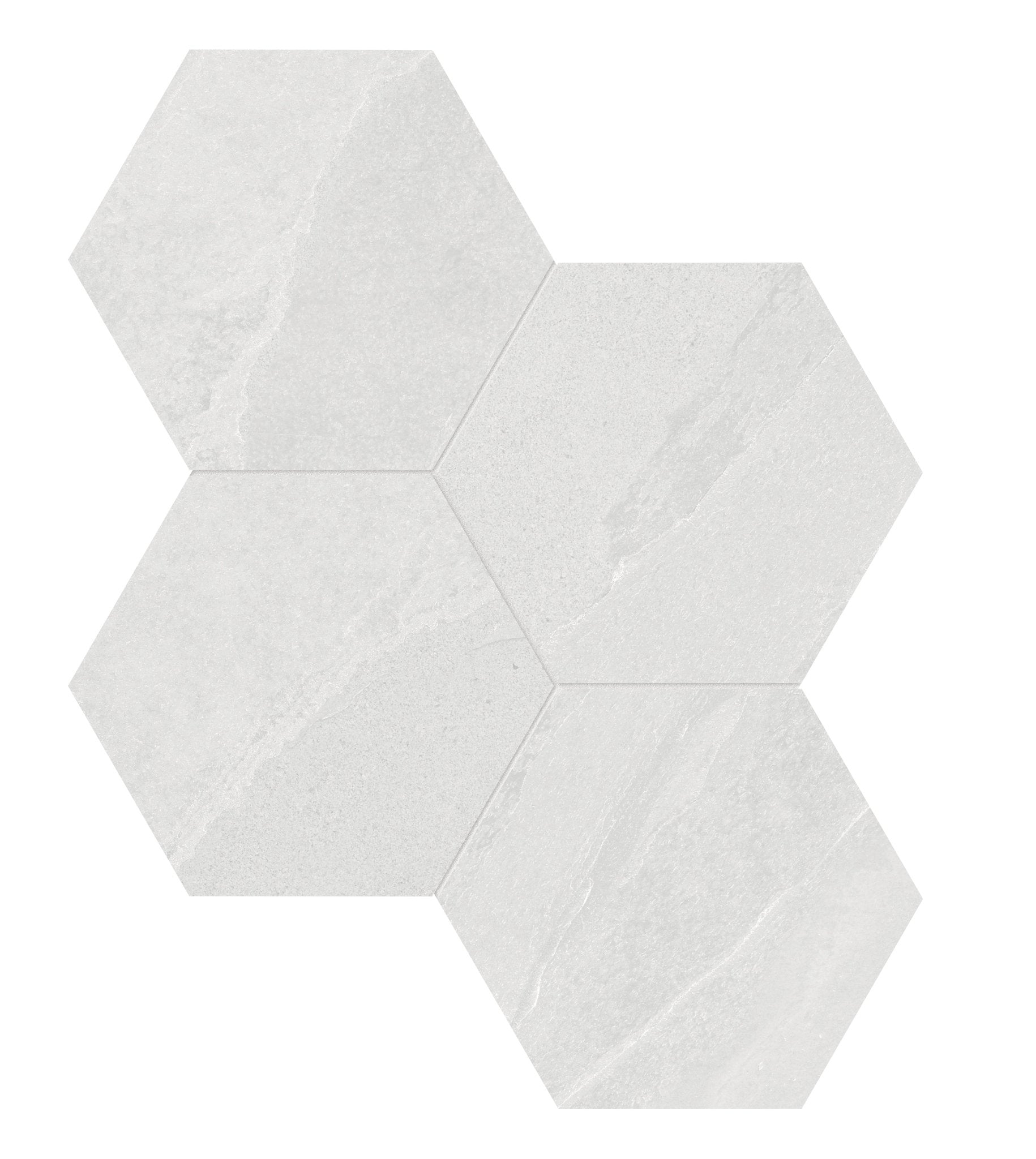 Anatolia - Nord - Lithium - Mosaïque hexagone Matte 15 cm (6 po) ||4501-0387-1 - Ceramed
