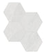 Anatolia - Nord - Lithium - Mosaïque hexagone Matte 15 cm (6 po) ||4501-0387-1 - Ceramed
