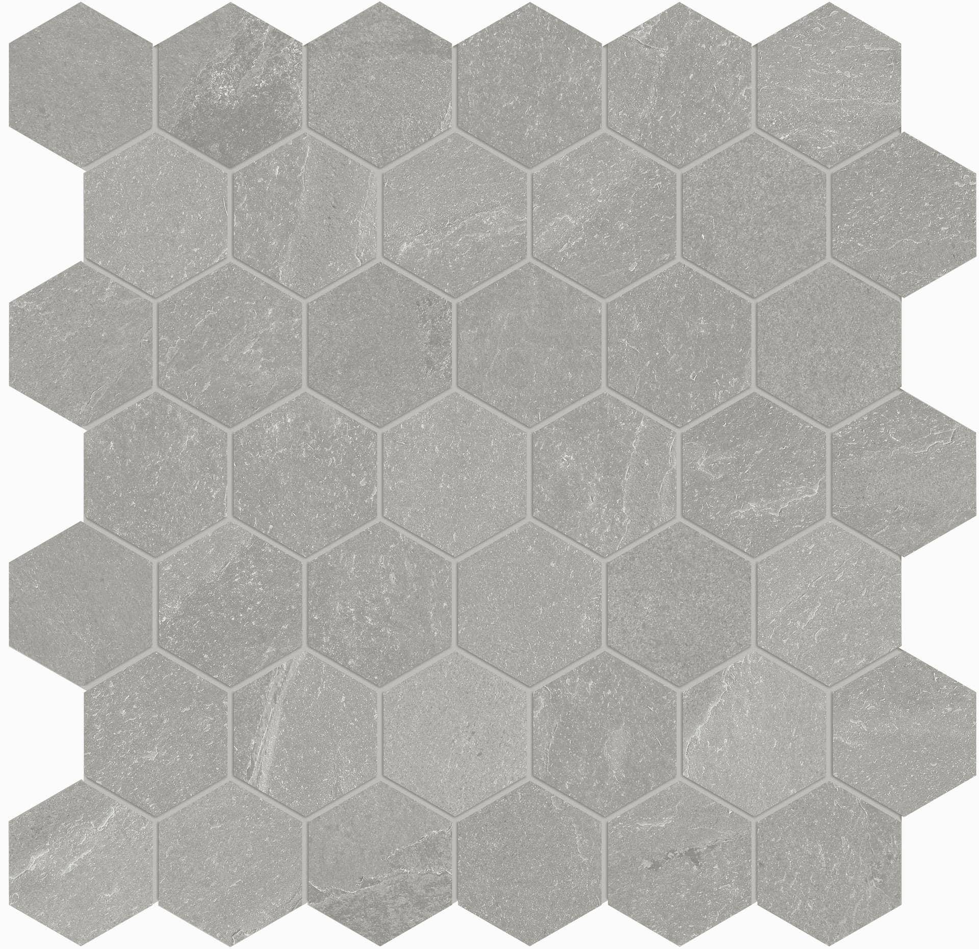 Anatolia - Nord - Palladium - Mosaïque hexagone Matte 5 cm (2 po) ||4501-0392-1 - Ceramed