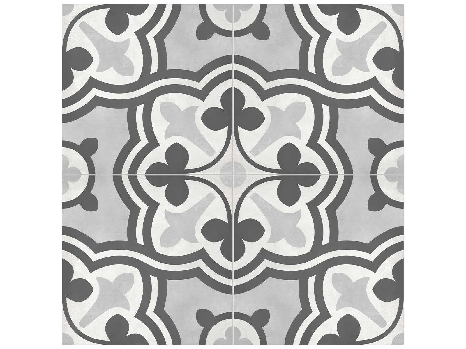 Anatolia - Plancher de céramique Form Ice Baroque Mat 7-3/4" x 7-3/4" ||4500-0752-0 - Ceramed