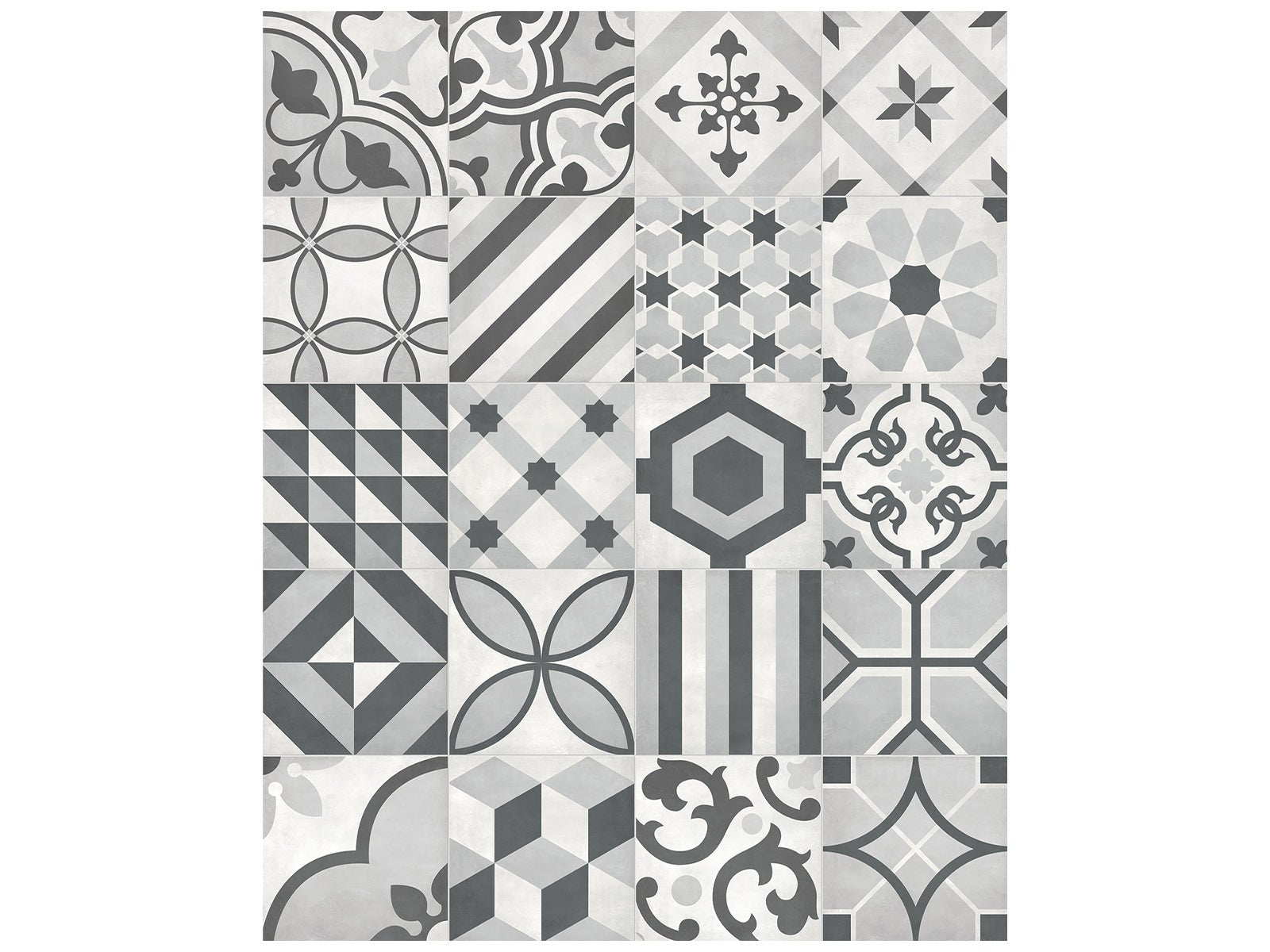 Anatolia - Plancher de céramique Form Ice Deco Mat 7-3/4" x 7-3/4" ||4500-0757-0 - Ceramed