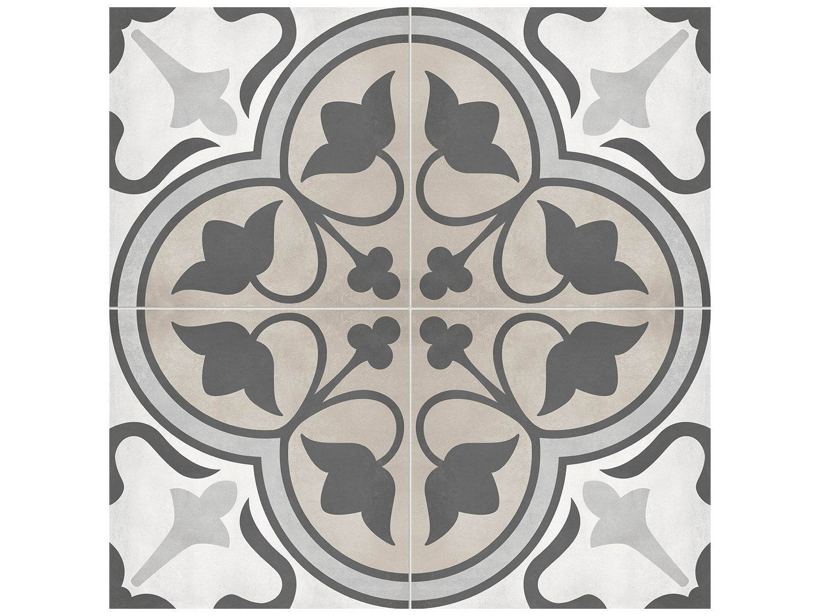 Anatolia - Plancher de céramique Form Sand Clover Mat 7-3/4" x 7-3/4" ||4500-0758-0 - Ceramed