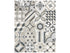 Anatolia - Plancher de céramique Form Sand Deco Mat 7-3/4" x 7-3/4" ||4500-0764-0 - Ceramed