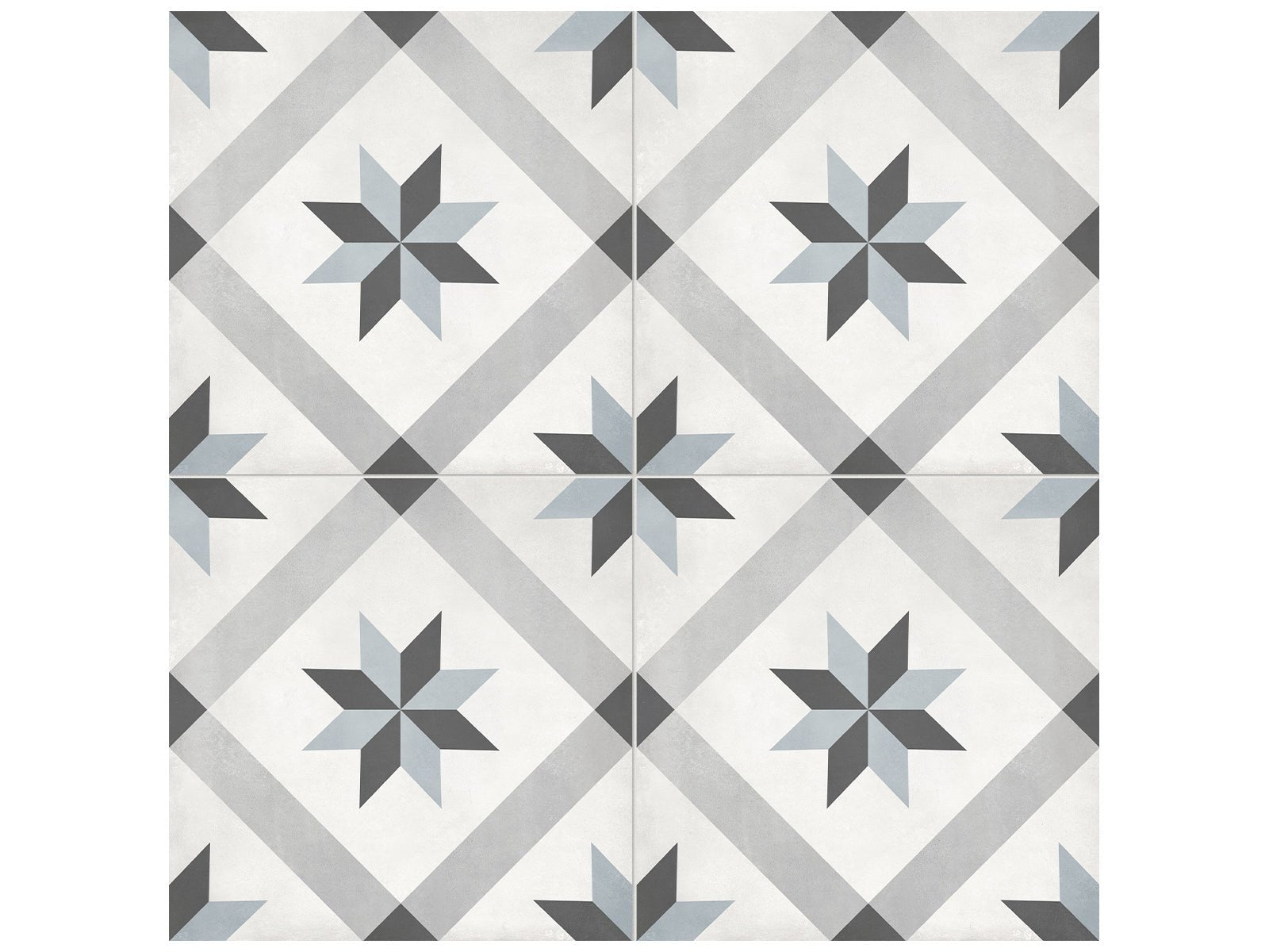 Anatolia - Plancher de céramique Form Tide Compass Mat 7-3/4" x 7-3/4" ||4500-0768-0 - Ceramed