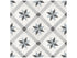 Anatolia - Plancher de céramique Form Tide Compass Mat 7-3/4" x 7-3/4" ||4500-0768-0 - Ceramed
