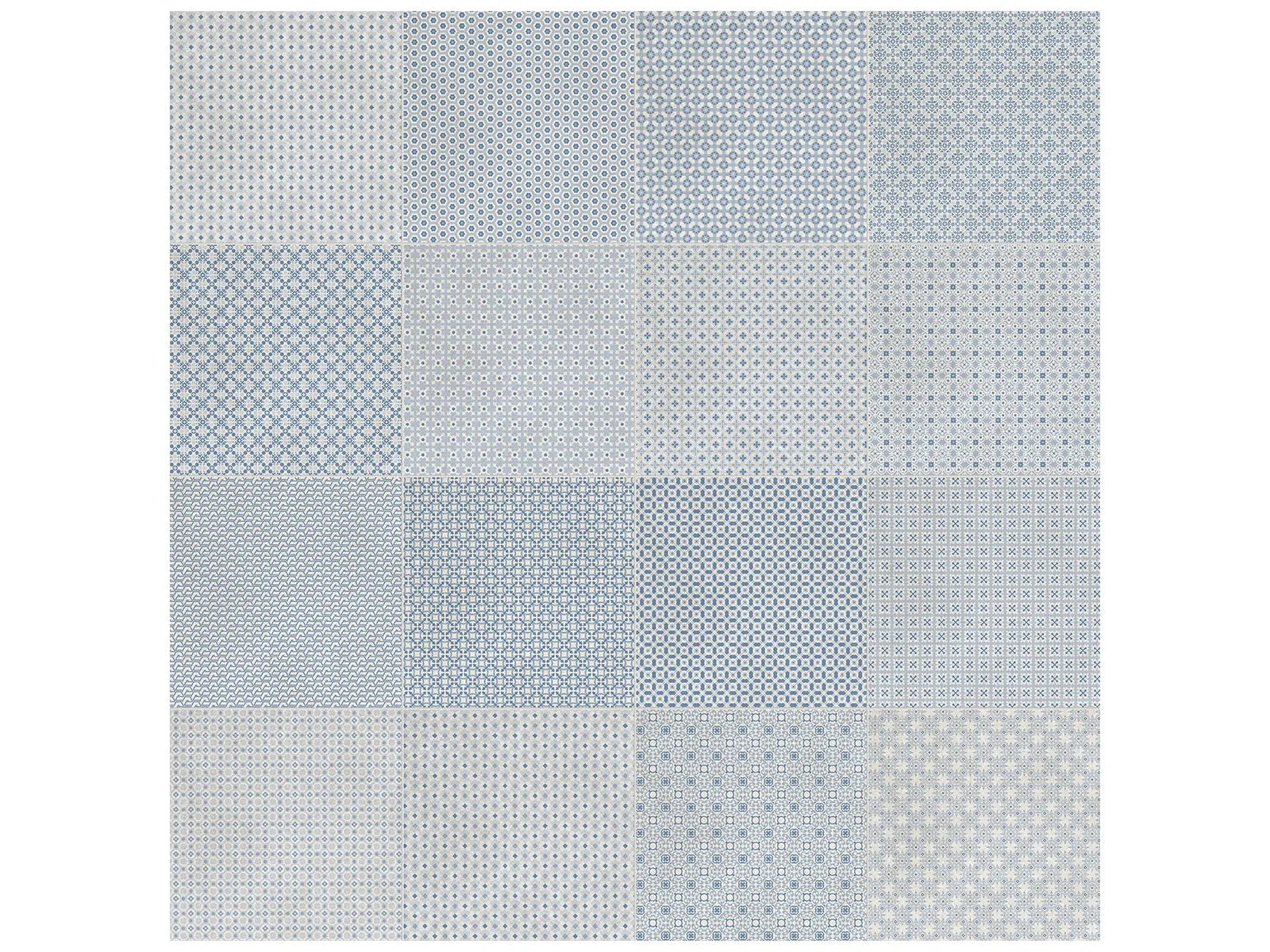 Anatolia - Plancher de céramique Tapestri Denim Blend Mat 7-3/4" x 7-3/4" ||4500-0978-0 - Ceramed