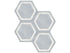 Anatolia - Planchers de céramique Form Tide Mat 6-7/8" x 7-7/8" (vendu au pi²) ||4500-0750-0 - Ceramed