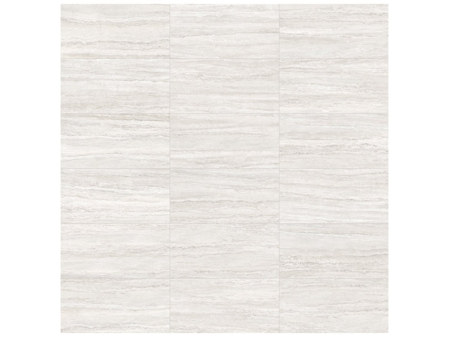 Anatolia - Precept - Ivory - Tuile de porcelaine émaillée aspect travertin, fini mat 30 x 60 cm (12 x 24 po)