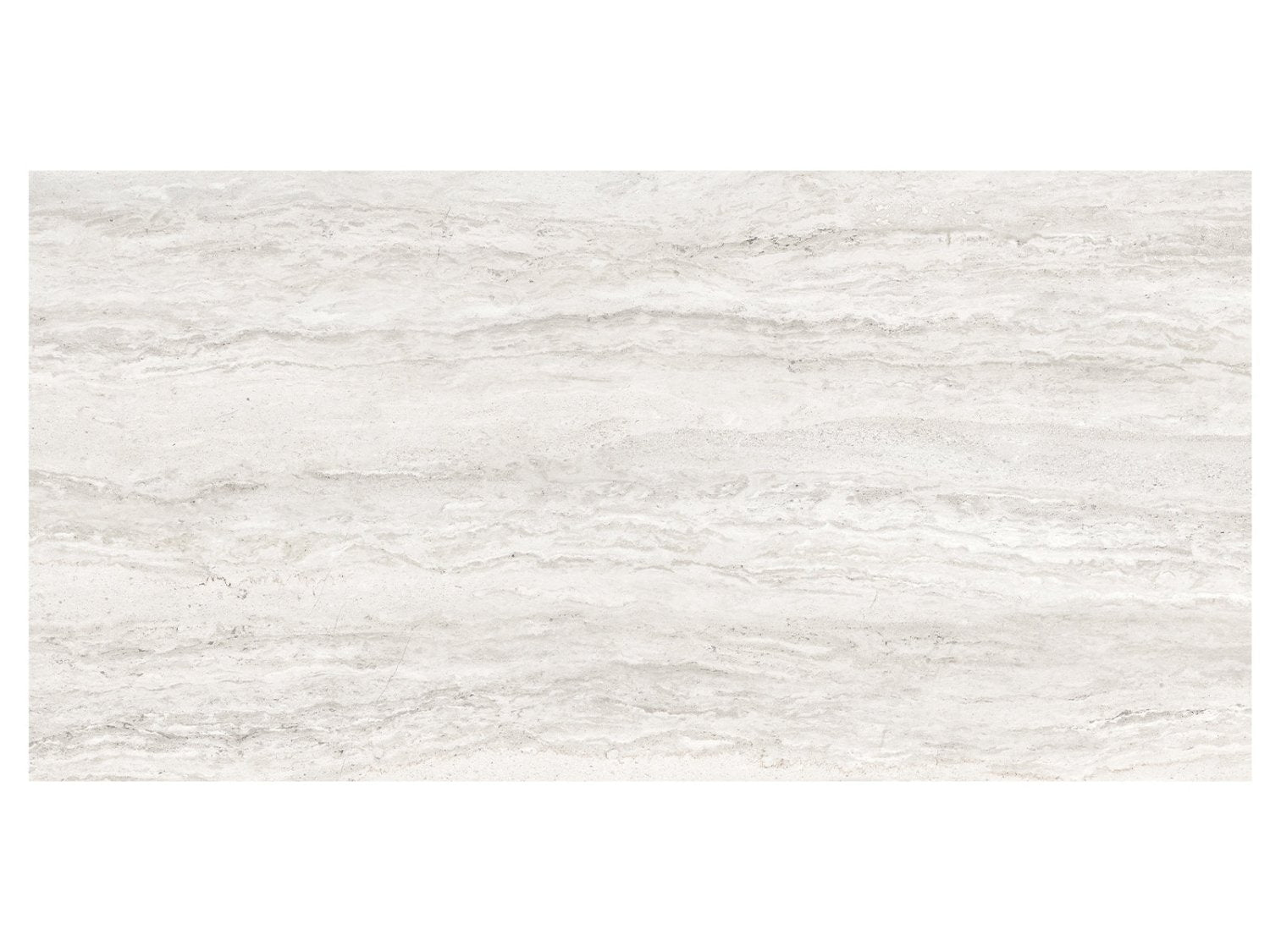 Anatolia - Precept - Ivory - Tuile de porcelaine émaillée aspect travertin, fini mat 30 x 60 cm (12 x 24 po)
