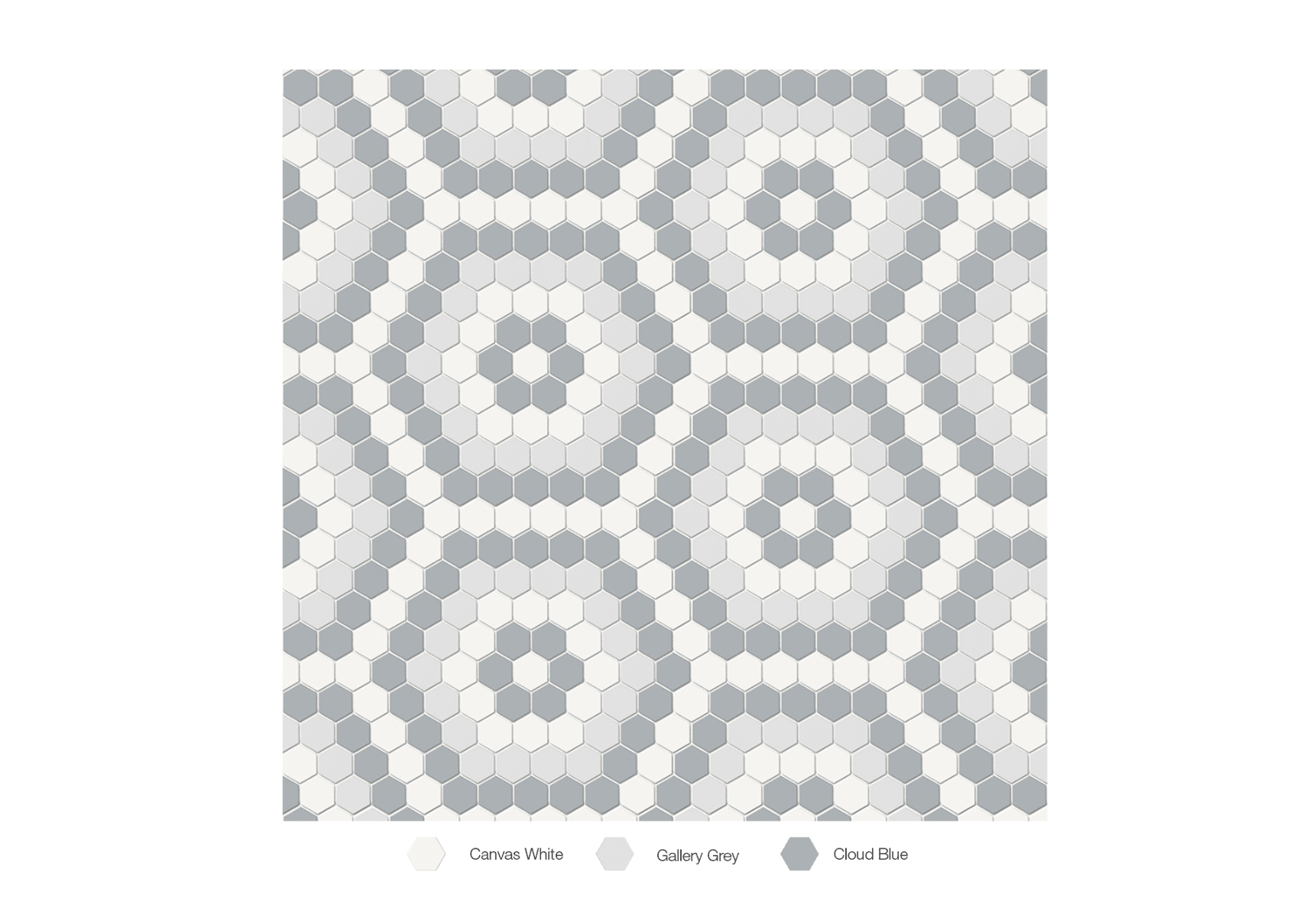 Soho Afternoon Blend - Mosaïque Hexagon mate