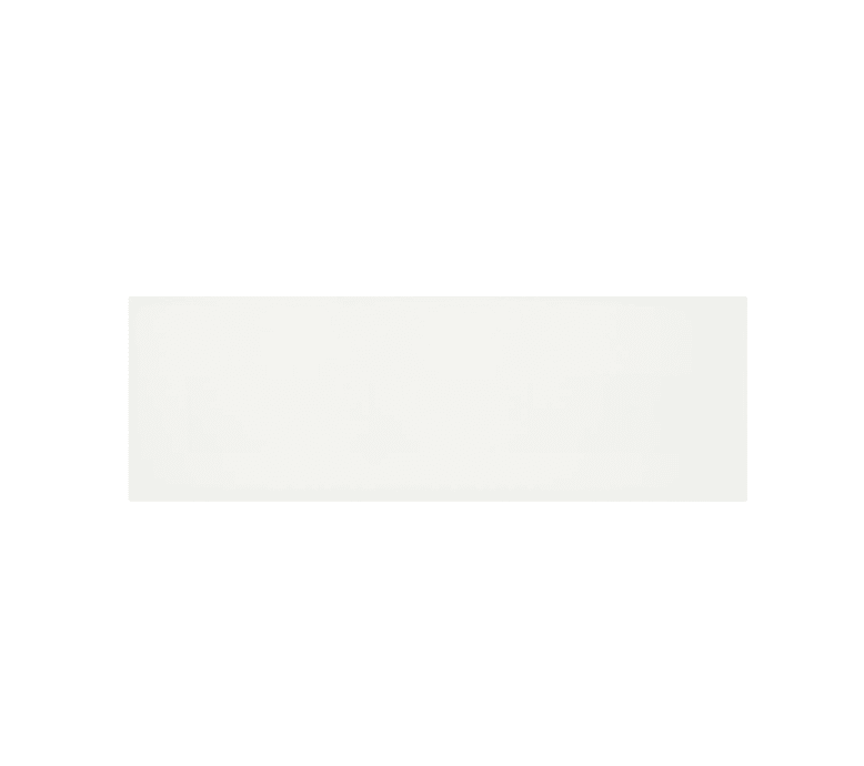 Soho Canvas White - Carreau mural céramique lustré 4 x 12 po
