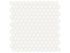 Soho Canvas White - Mosaïque Hexagon 1 po mate