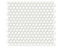 Soho Canvas White - Mosaïque Penny Round mate