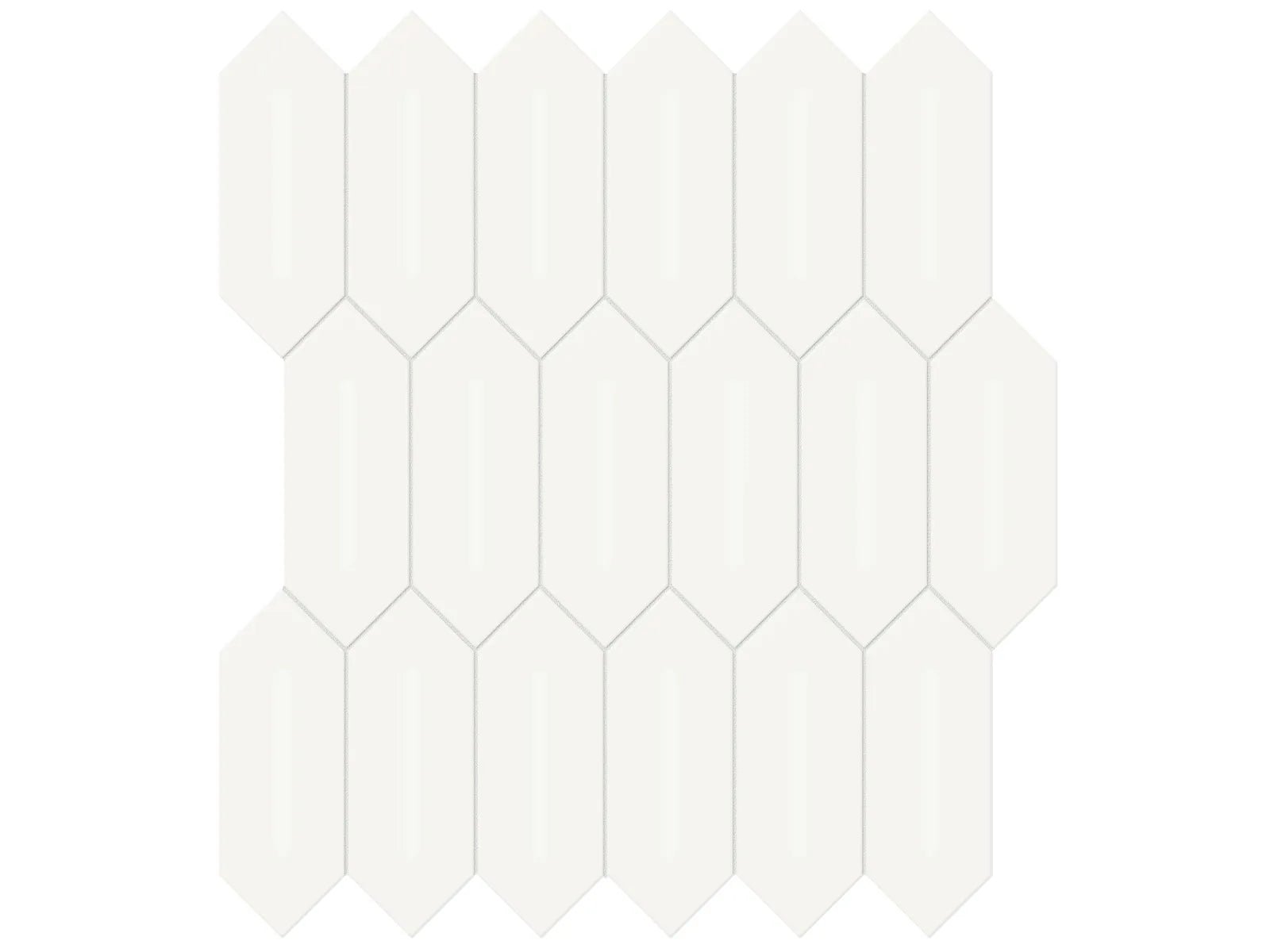 Soho Canvas White - Mosaïque Picket mate