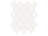Soho Canvas White - Mosaïque Scallop lustrée