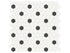 Soho Canvas White w/ Retro Black - Mosaïque Hexagon 1 po mate