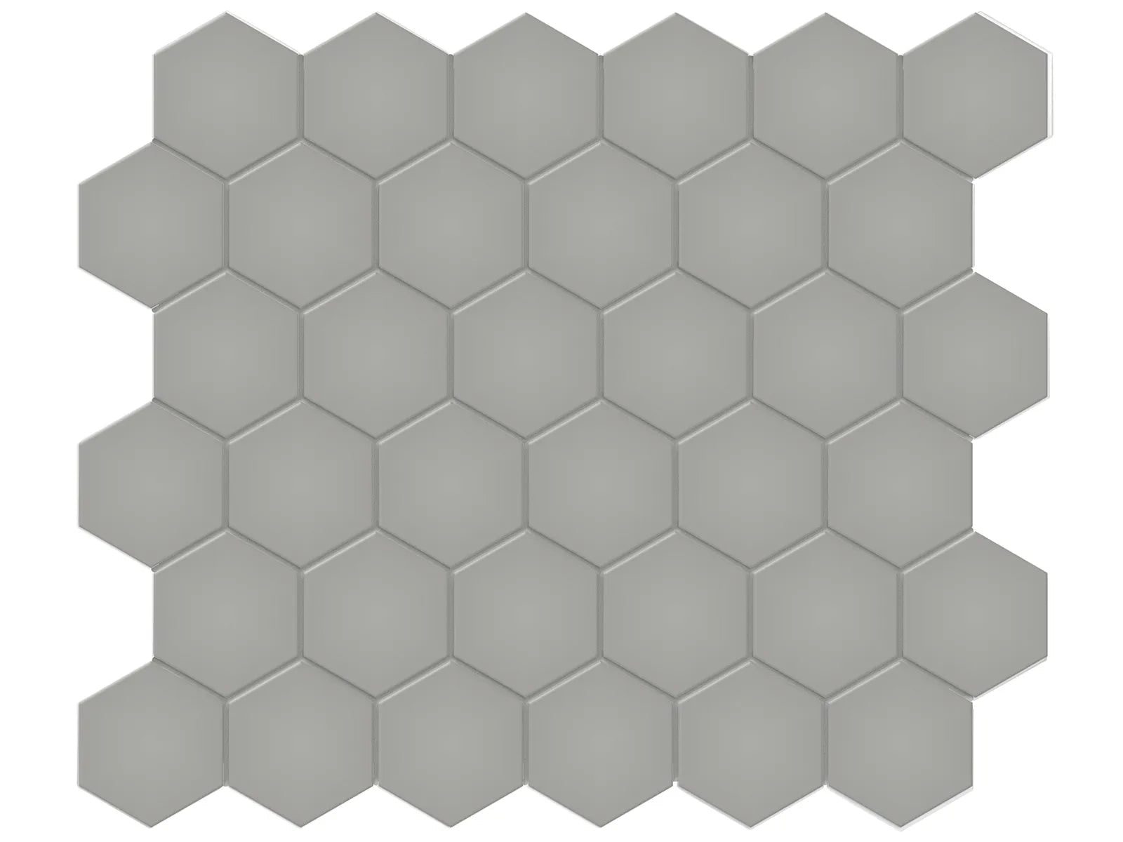 Soho Cement Chic - Mosaïque Hexagon 2 po mate