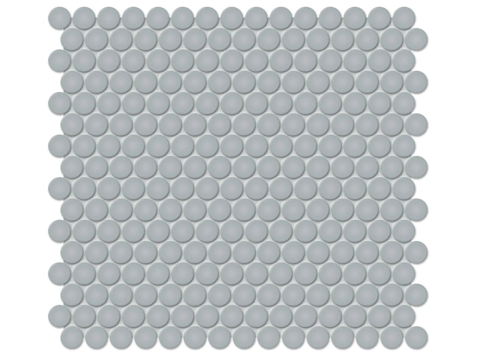 Soho Cloud Blue - Mosaïque Penny Round mate
