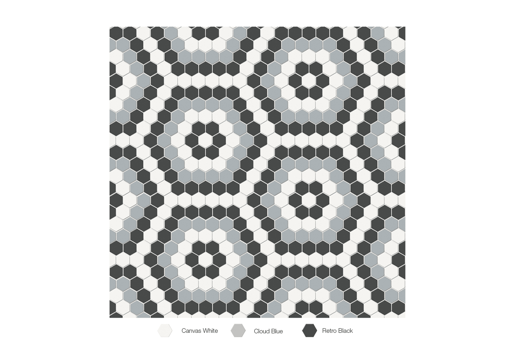 Soho Dawn Blend - Mosaïque Hexagon mate