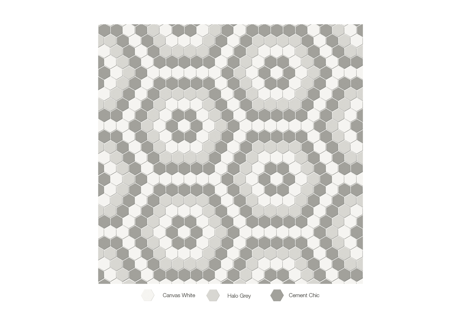 Soho Evening Blend - Mosaïque Hexagon mate