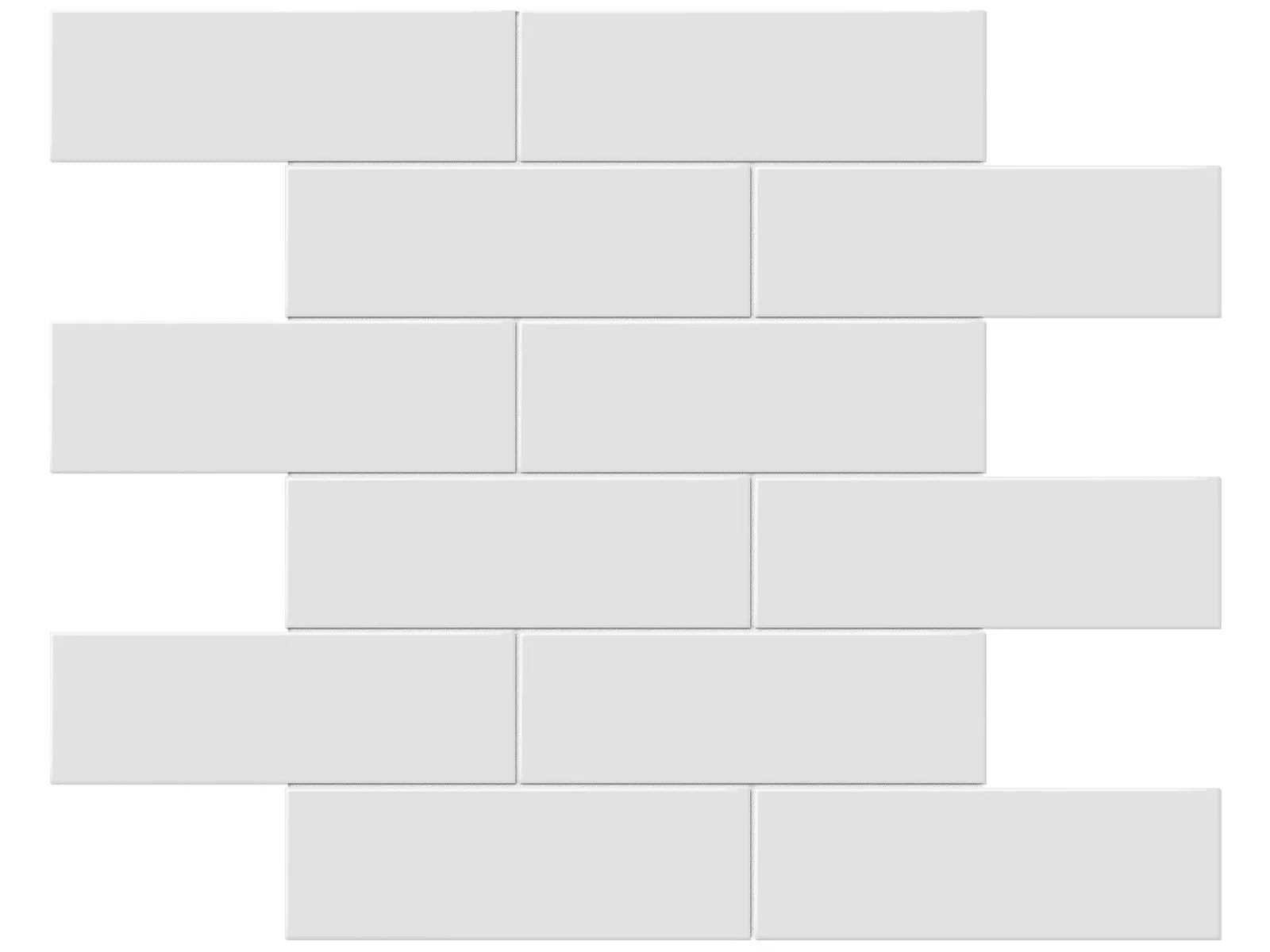 Soho Gallery Grey - Mosaïque Brick mate