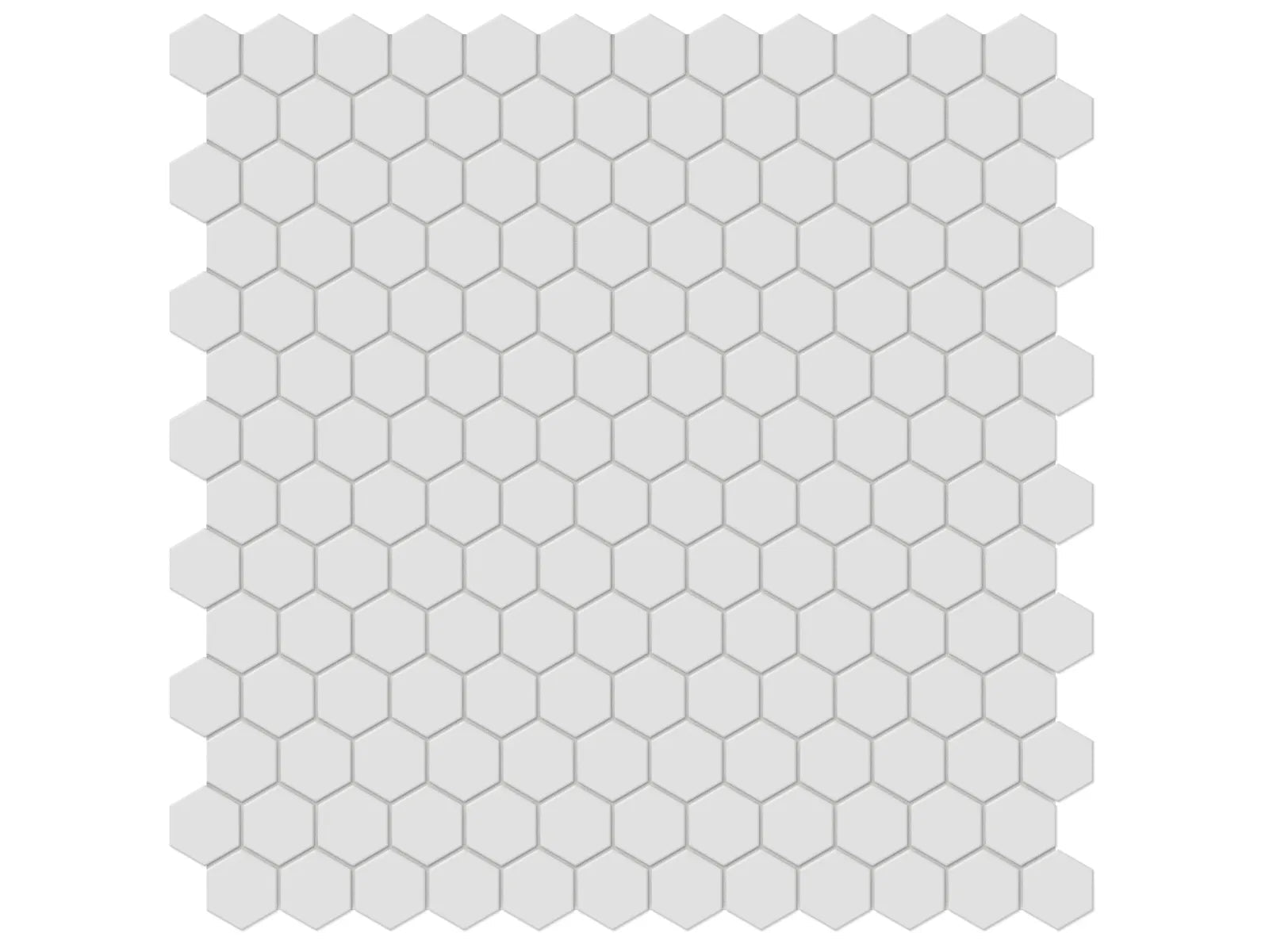Soho Gallery Grey - Mosaïque Hexagon 1 po mate