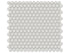 Anatolia - Soho Halo Grey Mosaïque - 3/4" Penny Round || 4501-0438-0 // 4501-0262-1 - Ceramed