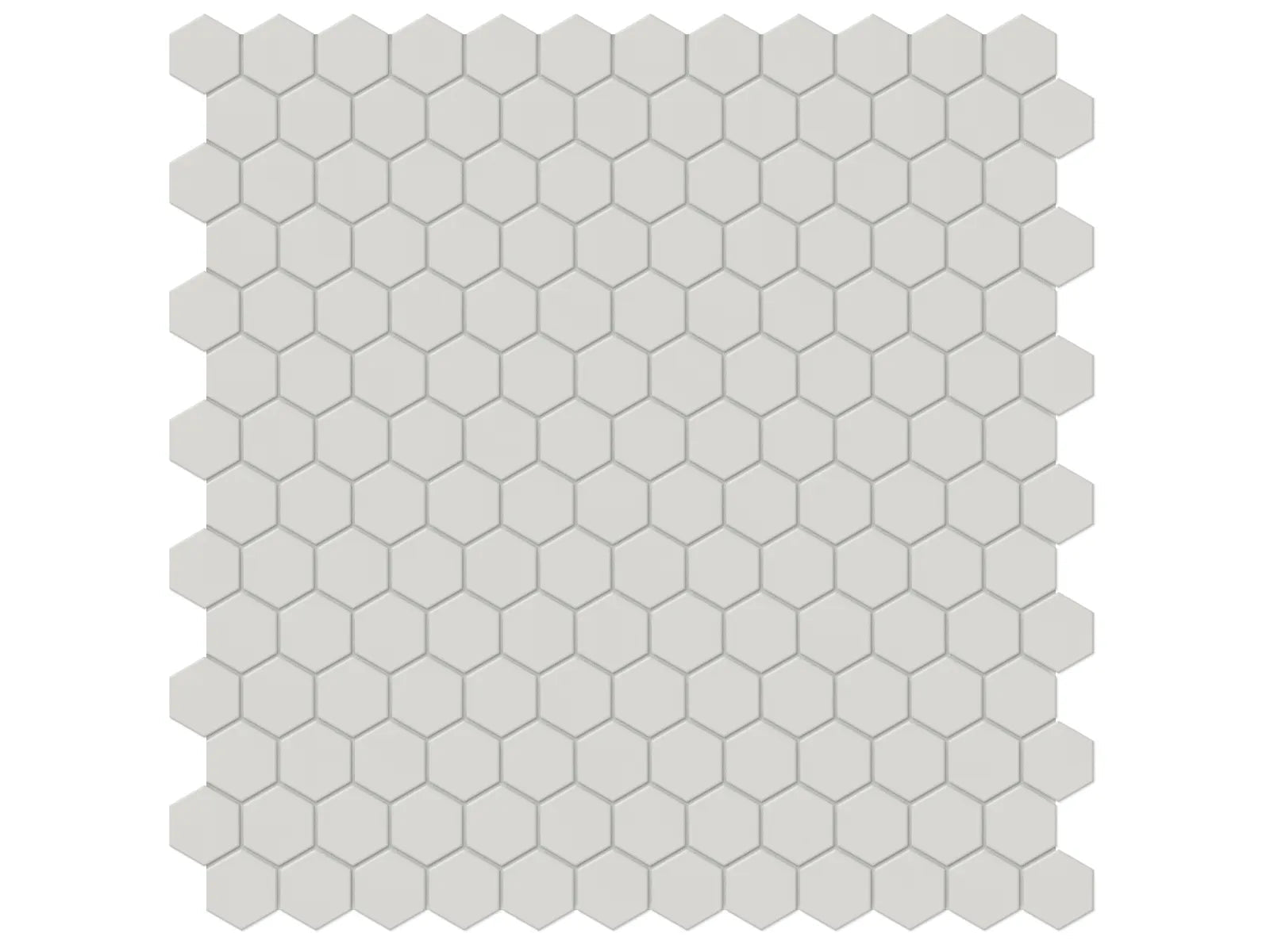 Soho Halo Grey - Mosaïque Hexagon 1 po mate