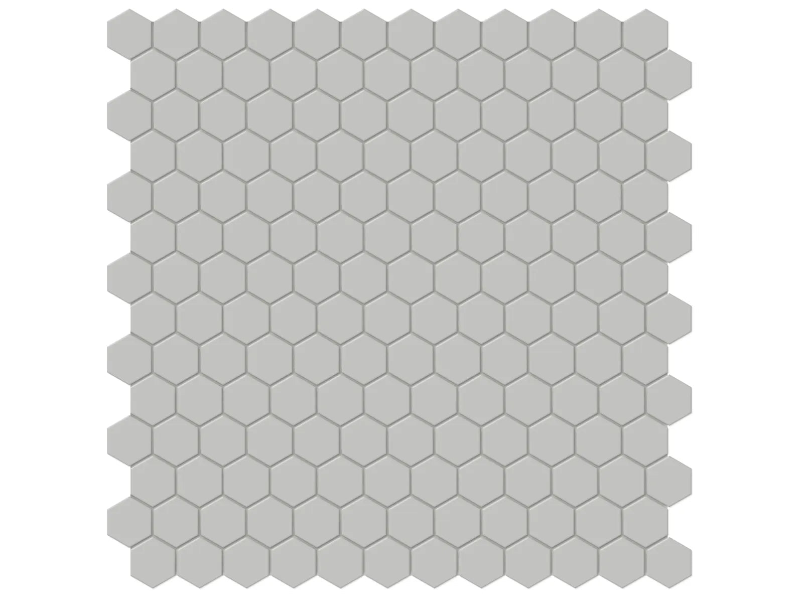 Soho Loft Grey - Mosaïque Hexagon 1 po mate