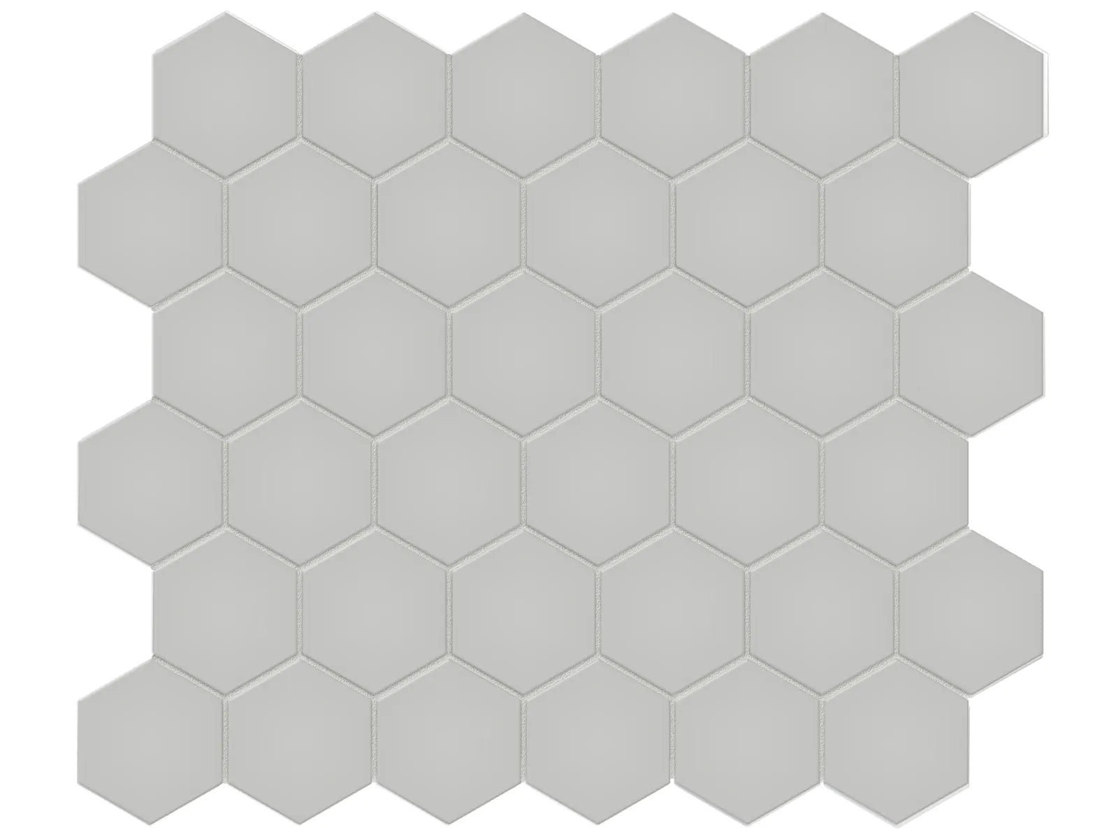 Soho Loft Grey - Mosaïque Hexagon 2 po mate