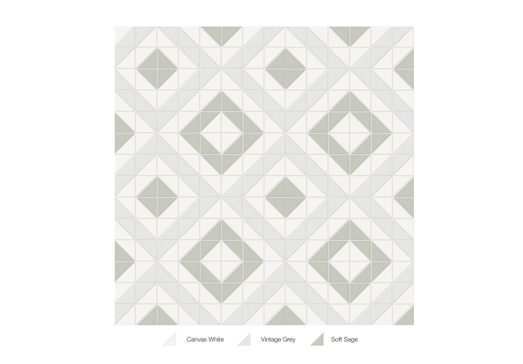 Anatolia - Soho - Morning Blend - Mosaïque Cubic mate 10 x 10 po ||4501-0547-0 - Ceramed