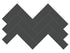 Anatolia - Soho - Retro Black - Mosaïque Herringbone mate 8 x 17 po ||4501-0534-0 - Ceramed