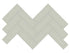Anatolia - Soho - Soft Sage - Mosaïque Herringbone lustrée 8 x 17 po ||4501-0526-0 - Ceramed