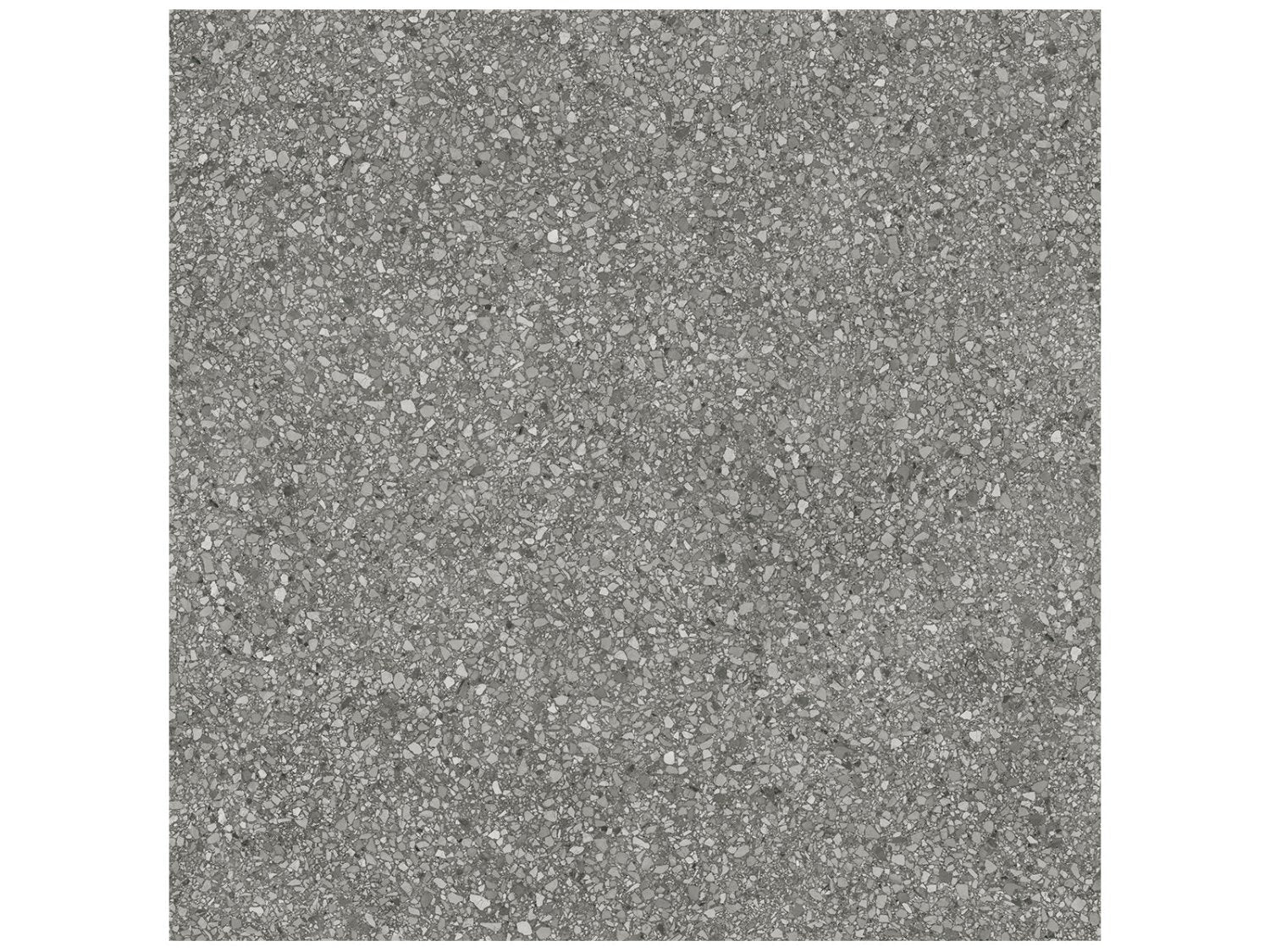 Anatolia - Station - Shadow - Tuile de porcelaine à pâte colorée aspect terrazzo, fini mat, rectifiée 80 x 80 cm (32 x 32 po)