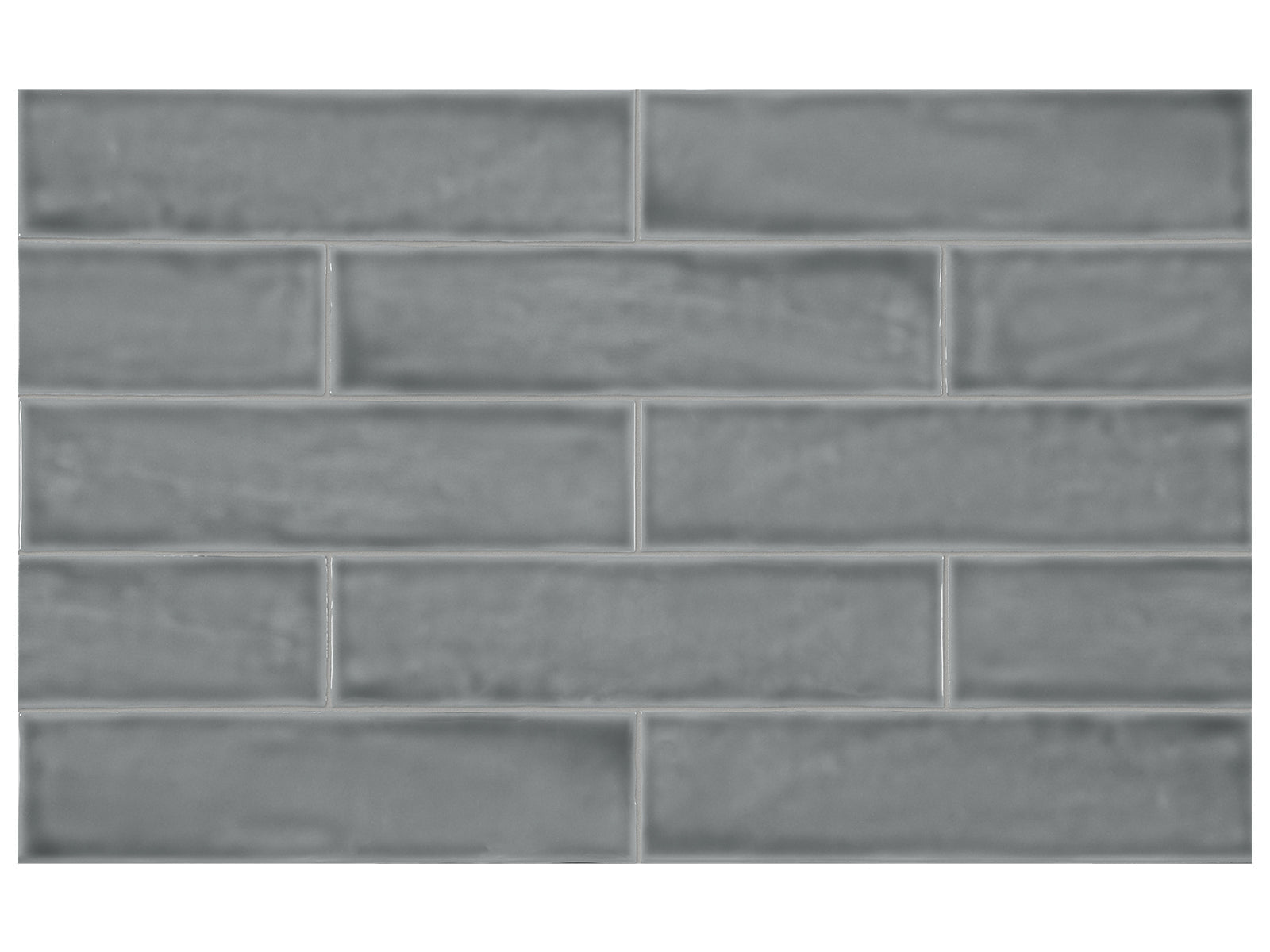 Anatolia - Teramoda - Charcoal - Tuile murale lustrée 7,5 x 30 cm (3 x 12 po) - Ceramed