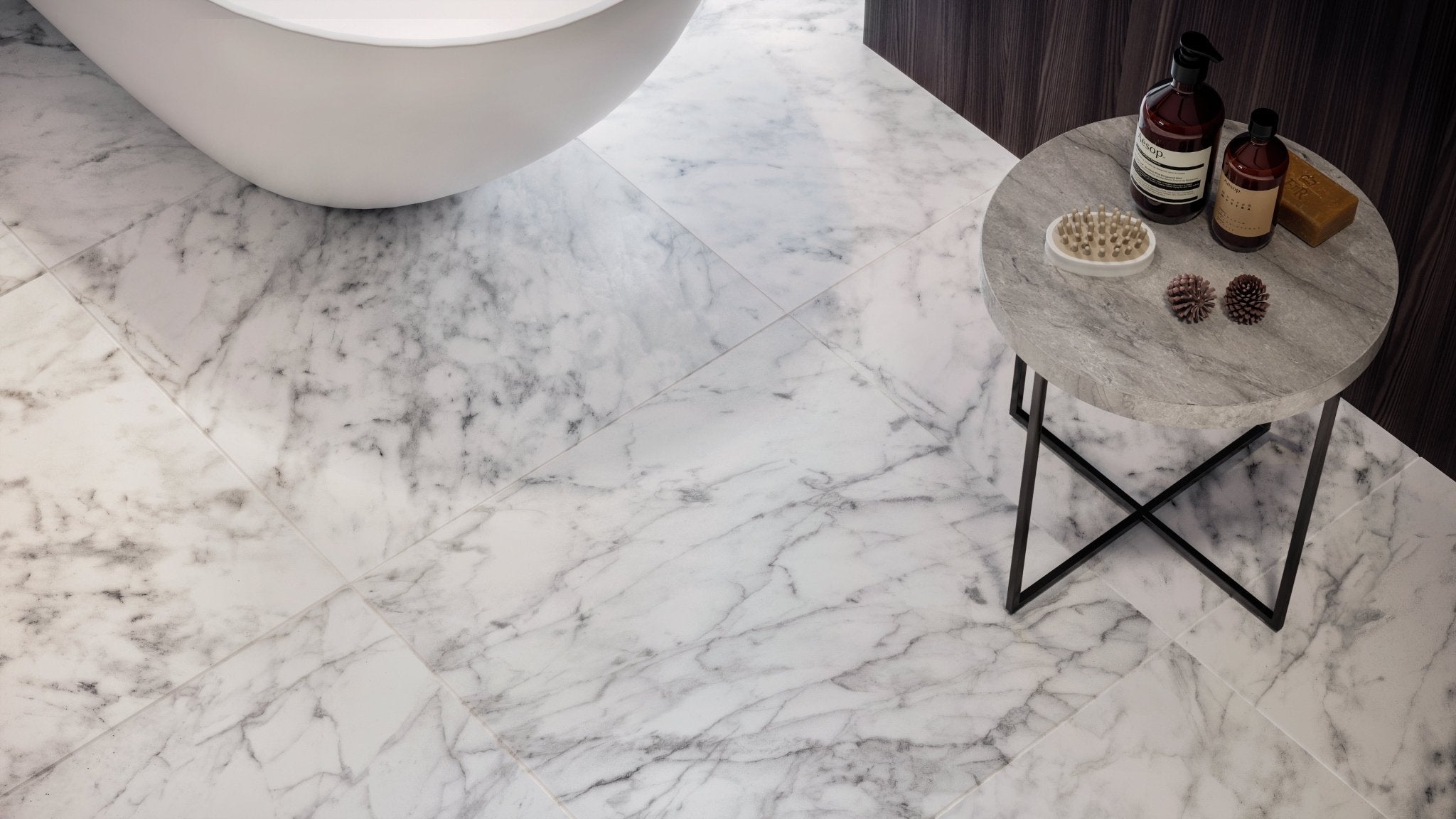 Anatolia Tuiles de céramique Plata Carrara Abisso - Ceramed