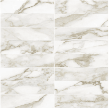 Anatolia - Tuiles murales Raffino Calacatta Dolce Mat 3" x 12" (vendu au pi²) ||4000-0278-0-SQFT - Ceramed